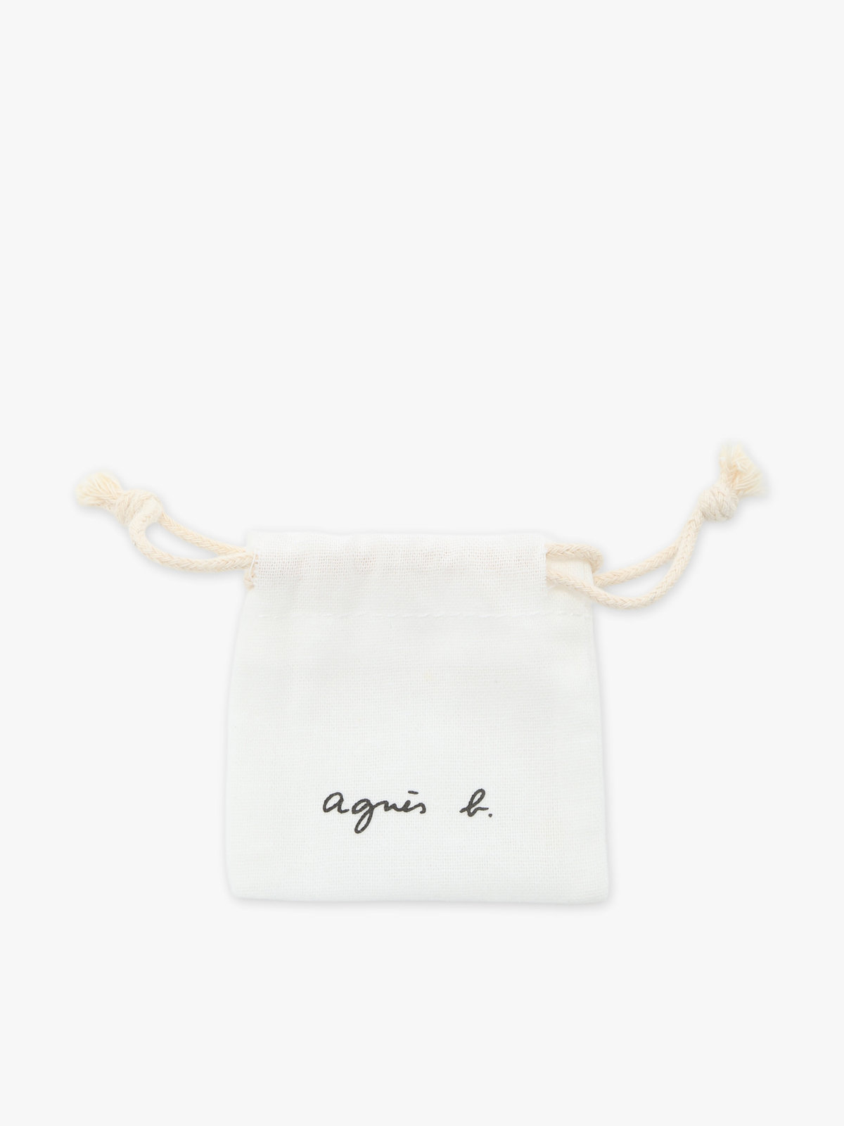 FEMME ウィメンズ ”b.”ロゴ スター & パール スタッド ピアス ”Canopy” ゴールド