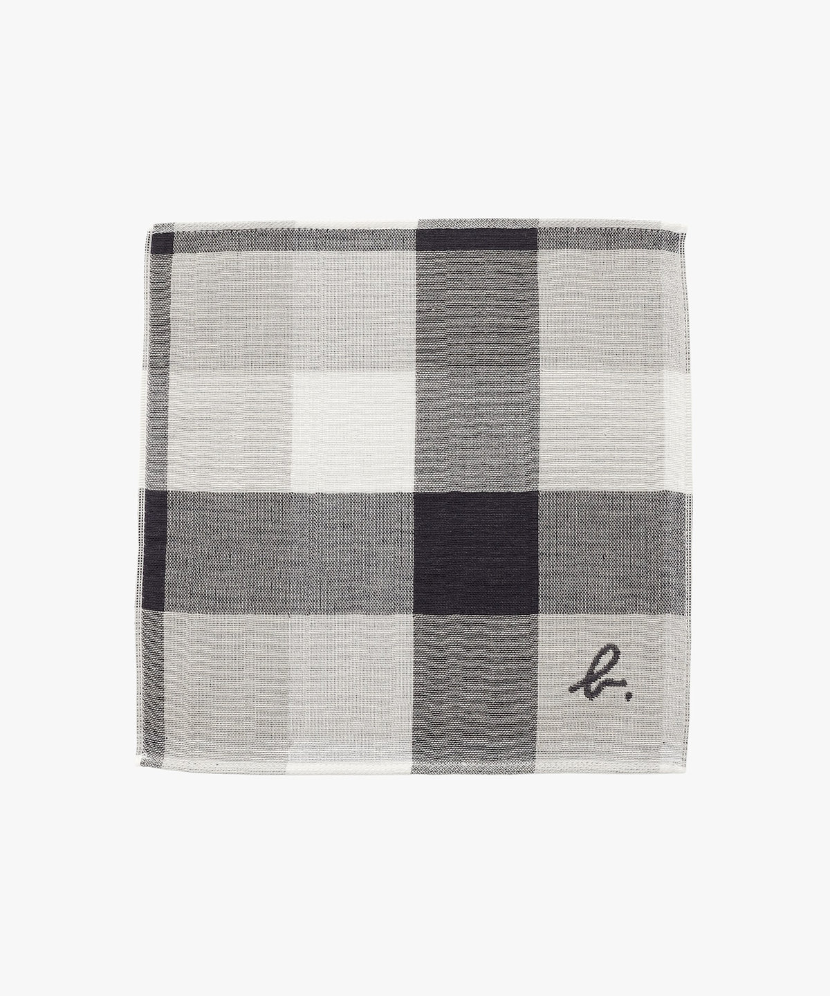 FEMME ウィメンズ "b."ロゴ タイル柄 ハンカチ ブルー系その他