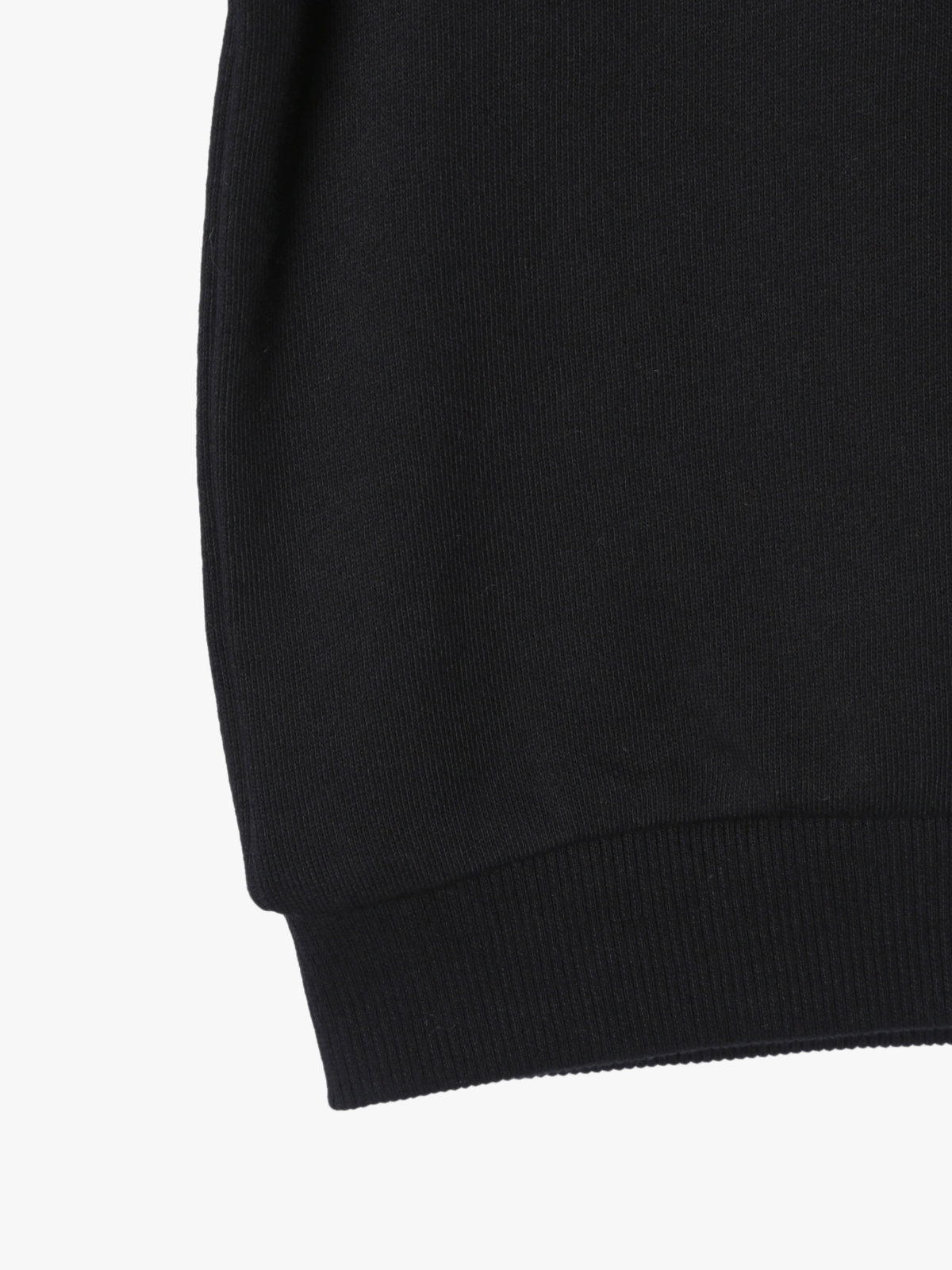 ENFANT ベビー ベビー ロゴ コットン 長袖 スウェット ブラック