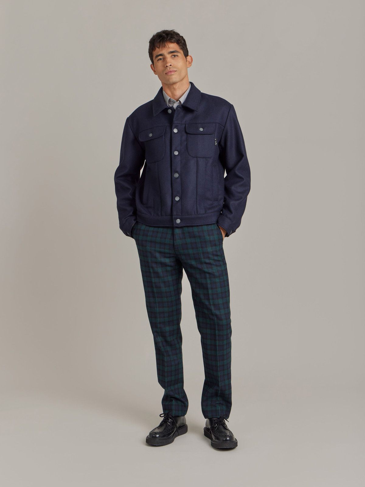 HOMME メンズ 【Outlet】TV51 BLOUSON ブルゾン ネイビー