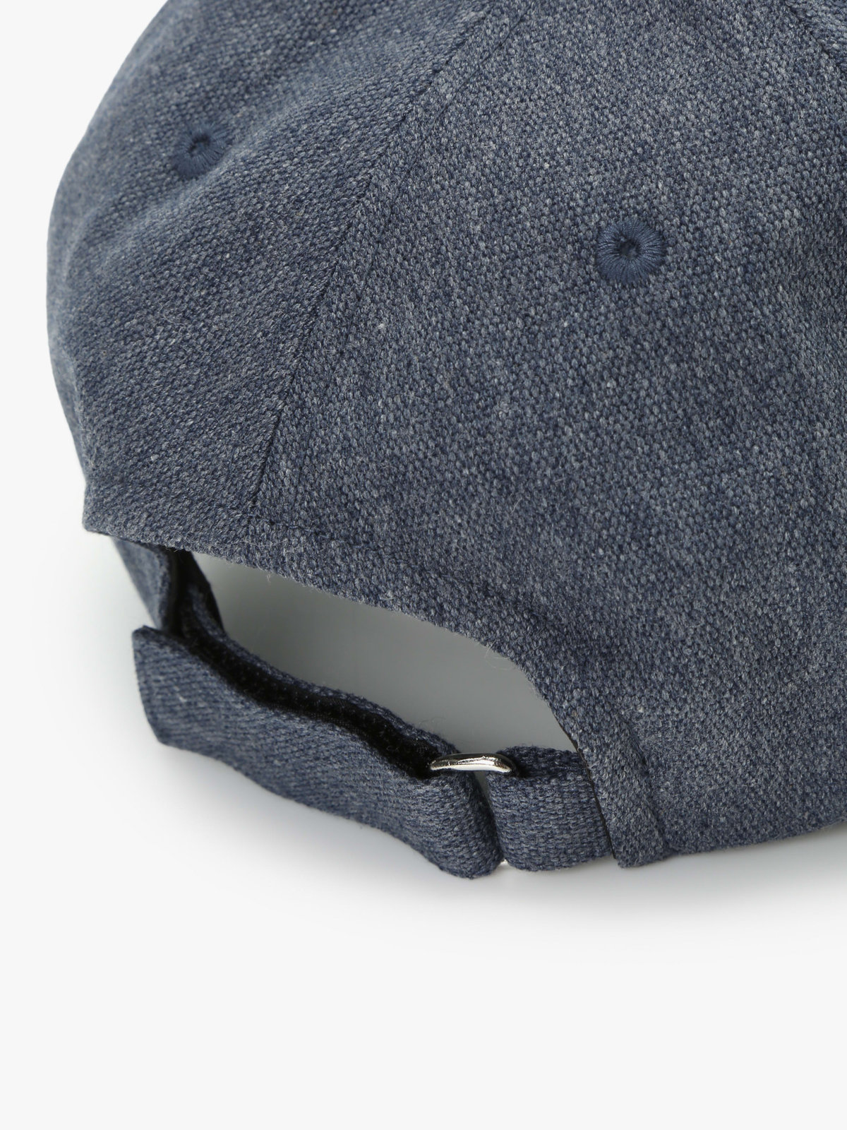 To b. by agnès b. 【Outlet】ロゴ刺繍 バイカラー パイピング キャップ ネイビー