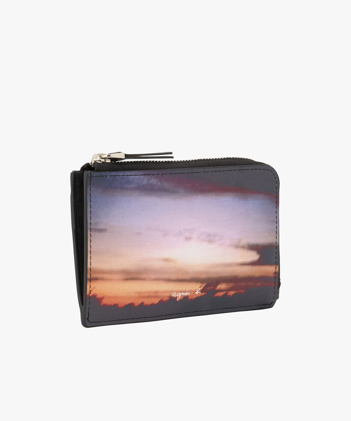 VOYAGE メンズ バッグ＆ウォレット フォトプリント レザー カードケース "Yvon" ZAH04A-04 パープル系その他