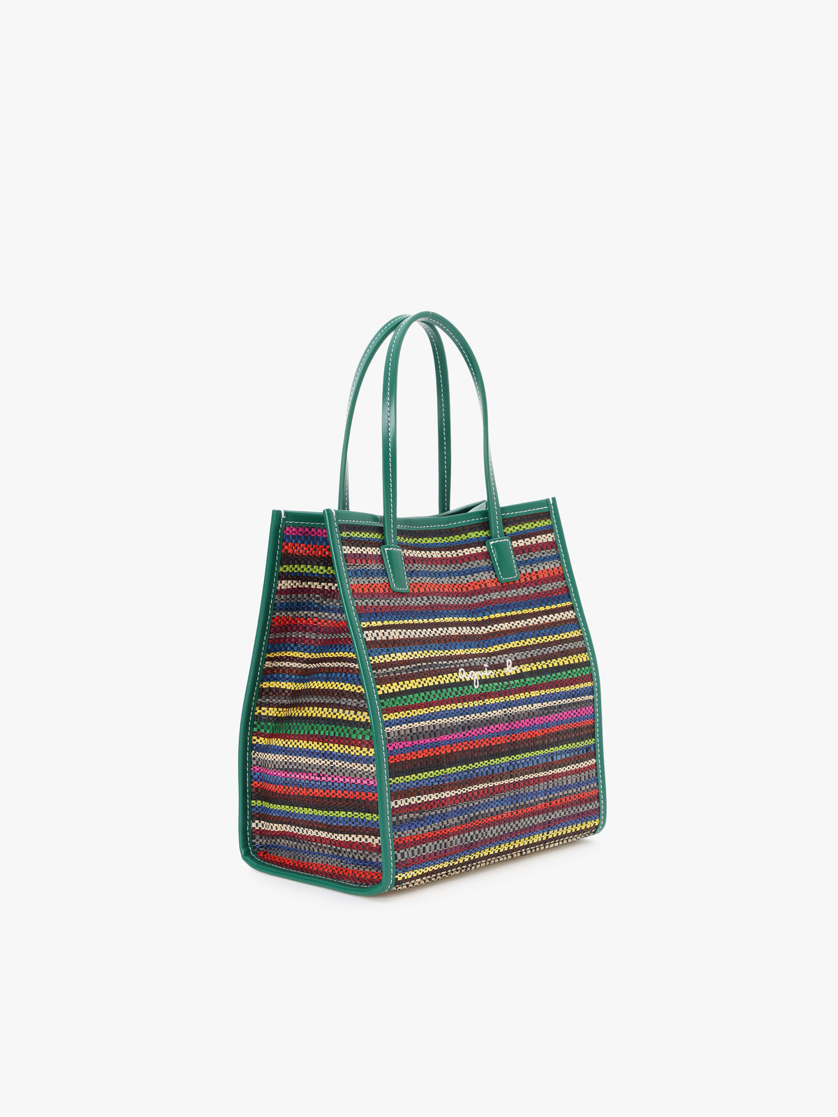 VOYAGE ウィメンズ バッグ＆ウォレット ラフィア スモール トートバッグ (WAX35-01) グリーン