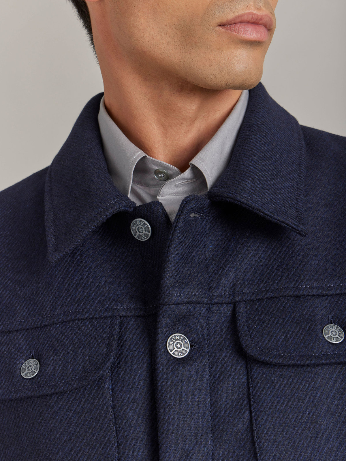 HOMME メンズ 【Outlet】TV51 BLOUSON ブルゾン ネイビー