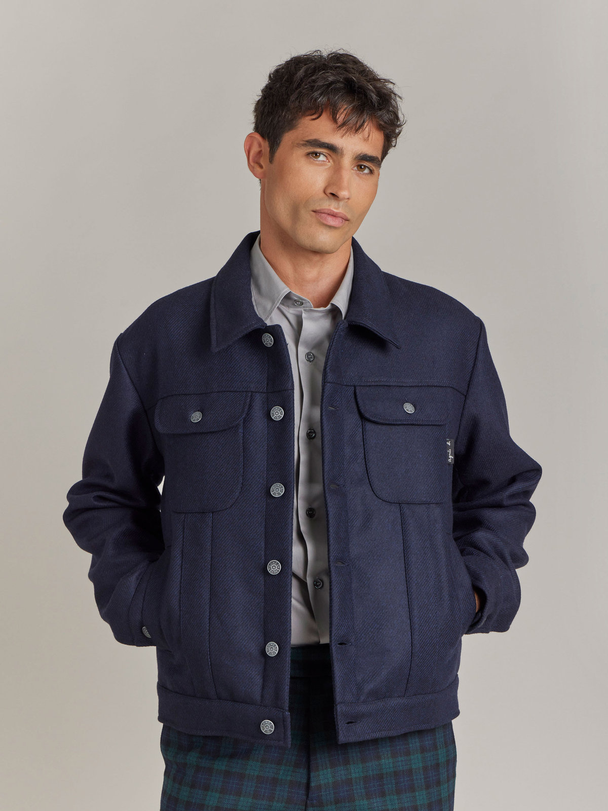 HOMME メンズ 【Outlet】TV51 BLOUSON ブルゾン ネイビー