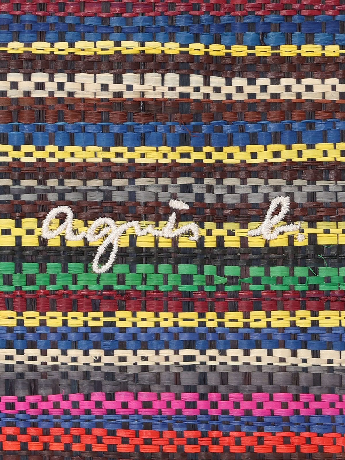 VOYAGE ウィメンズ バッグ＆ウォレット ラフィア スモール トートバッグ (WAX35-01) グリーン