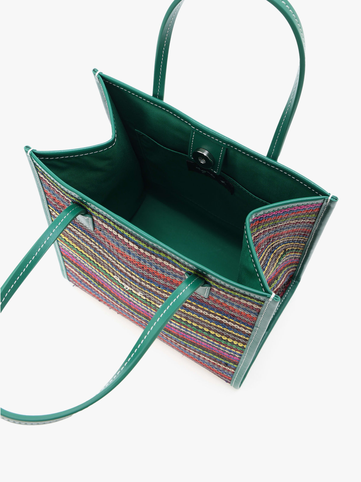 VOYAGE ウィメンズ バッグ＆ウォレット ラフィア スモール トートバッグ (WAX35-01) グリーン