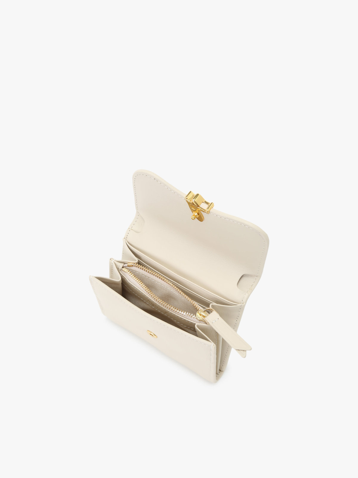 VOYAGE ウィメンズ バッグ＆ウォレット 【Outlet】レザー 財布ショルダー"Ingrid" ZAW03-04 オフホワイト