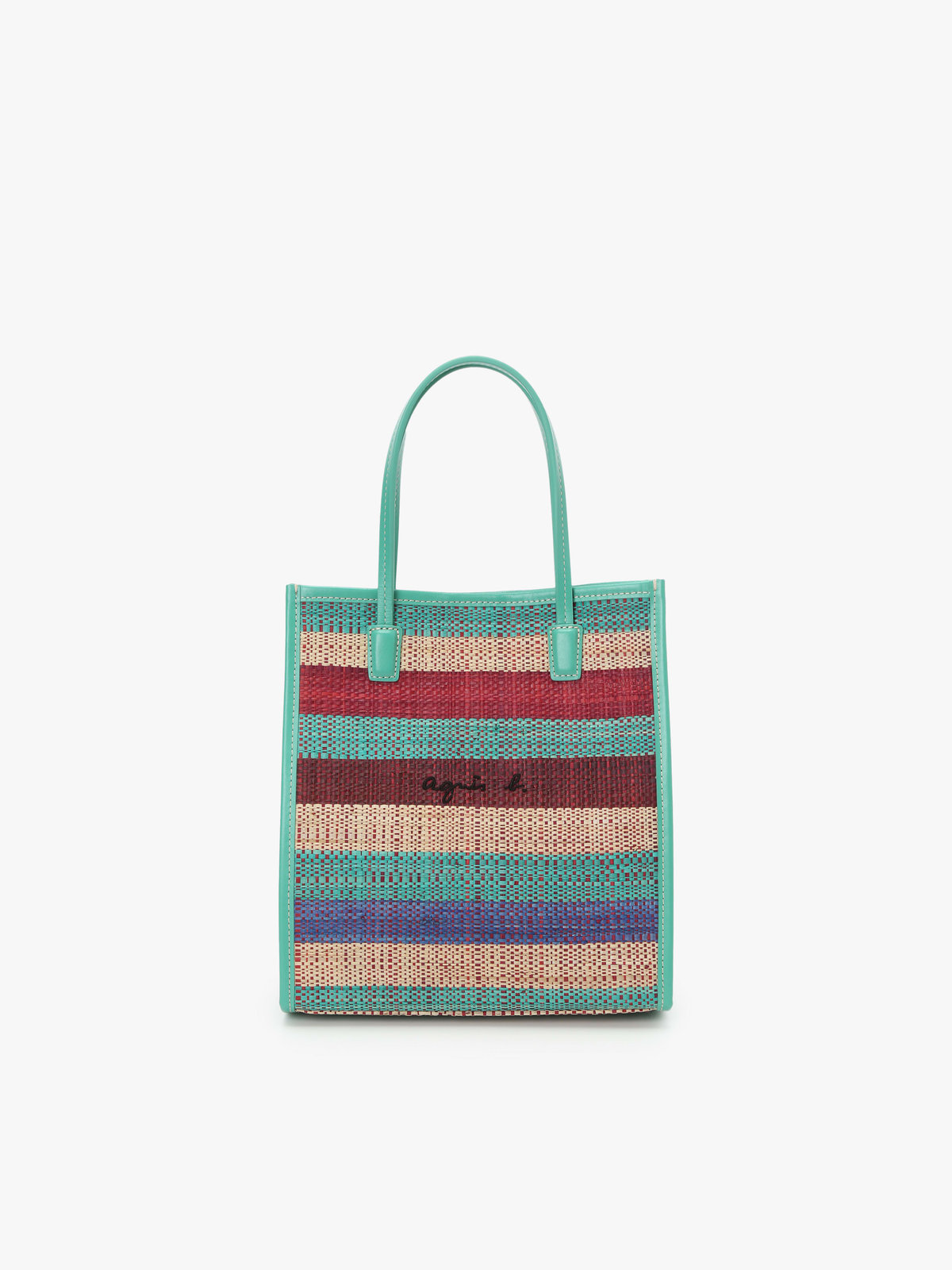 VOYAGE ウィメンズ バッグ＆ウォレット ラフィア スモール トートバッグ (WAX35-01) グリーン