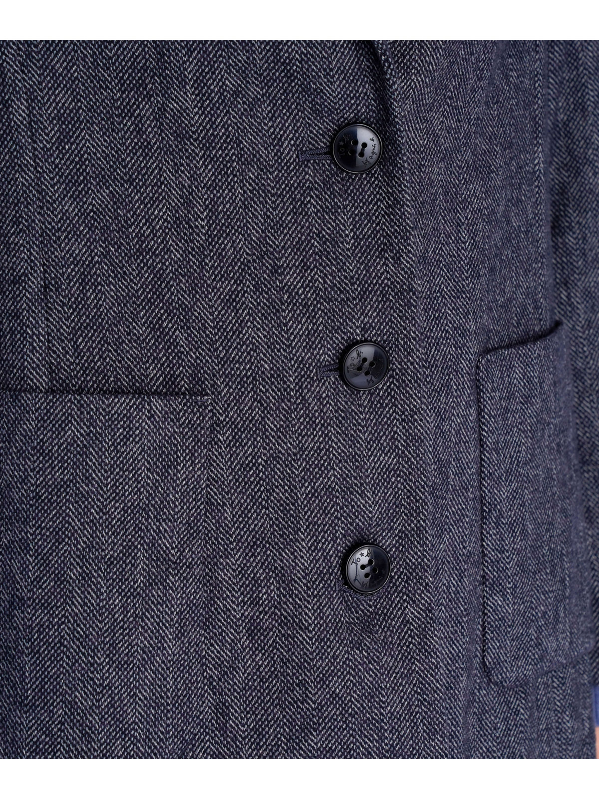 To b. by agnès b. 【Outlet】コットン ツイード テーラードジャケット ブラック