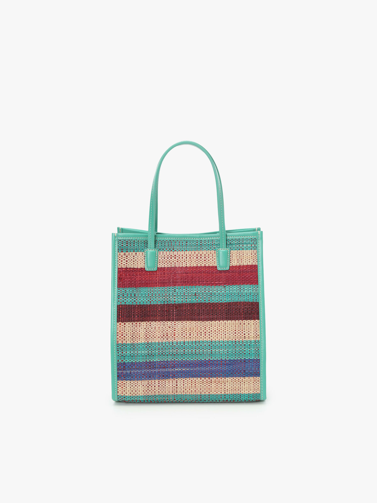 VOYAGE ウィメンズ バッグ＆ウォレット ラフィア スモール トートバッグ (WAX35-01) グリーン