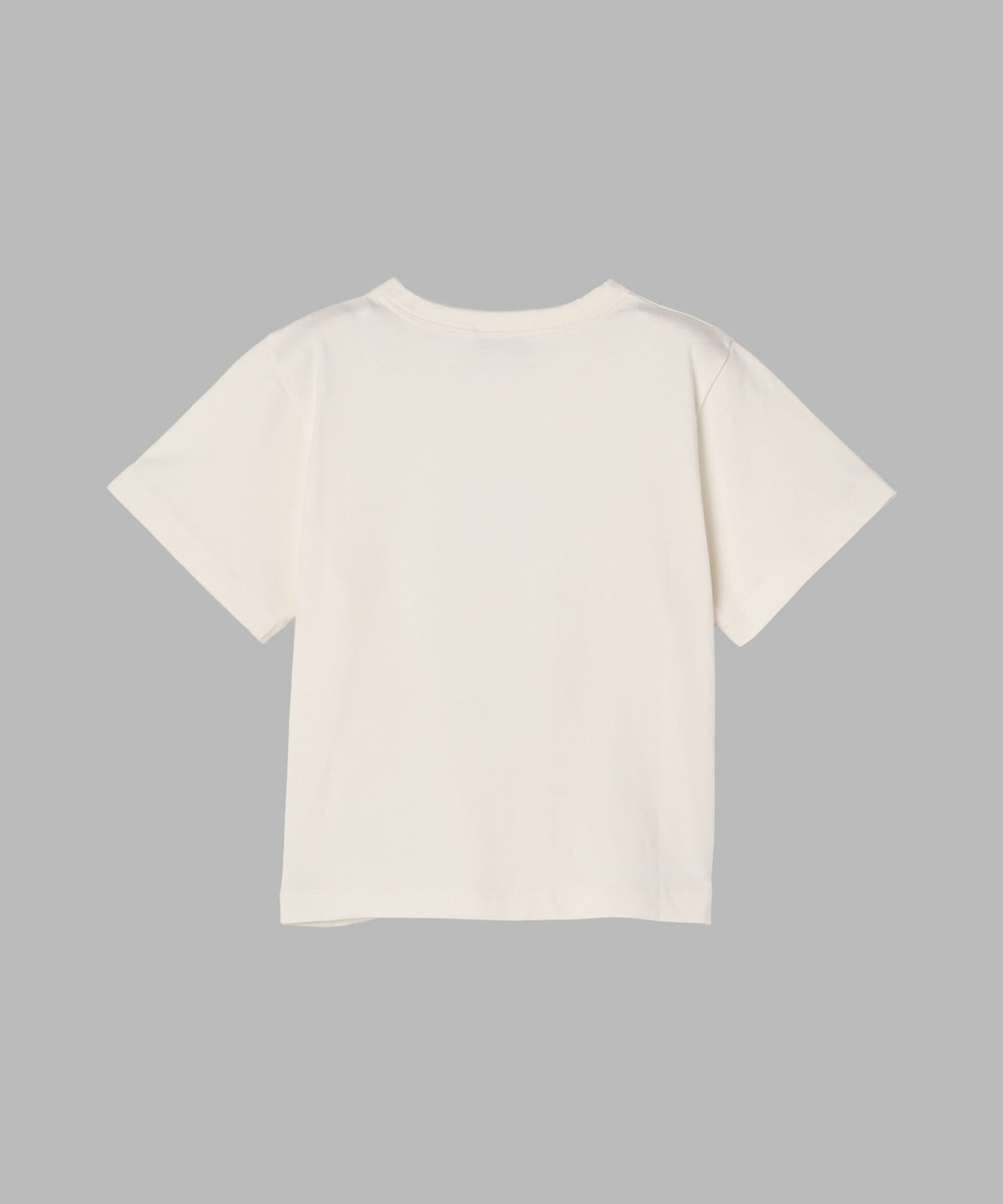 ENFANT ユニセックス キッズ "b." ロゴ スター コットン 半袖 Tシャツ "Domi" ホワイト