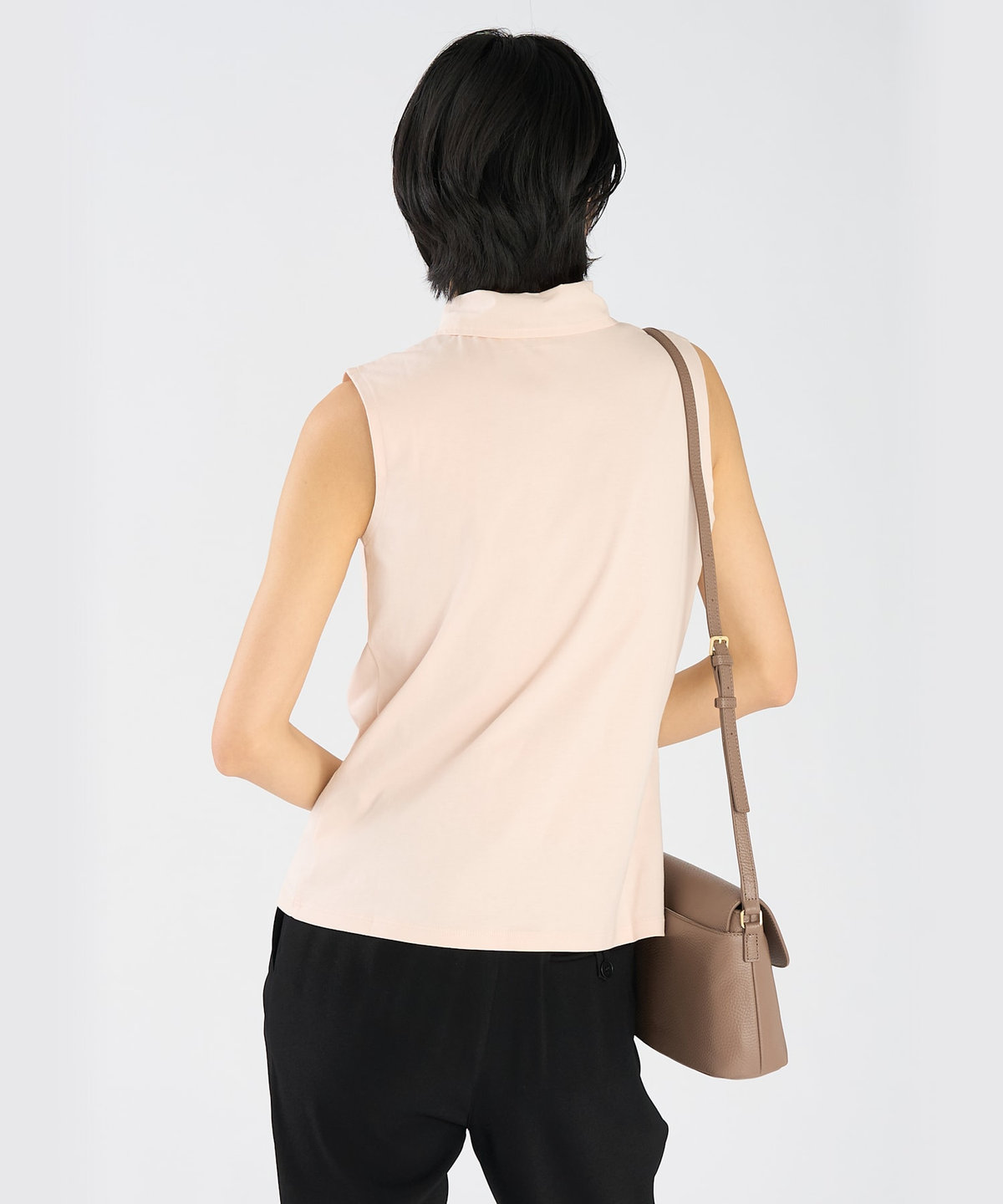 FEMME ウィメンズ コットン ノースリーブ ブラウス "Jane" ピンク系その他