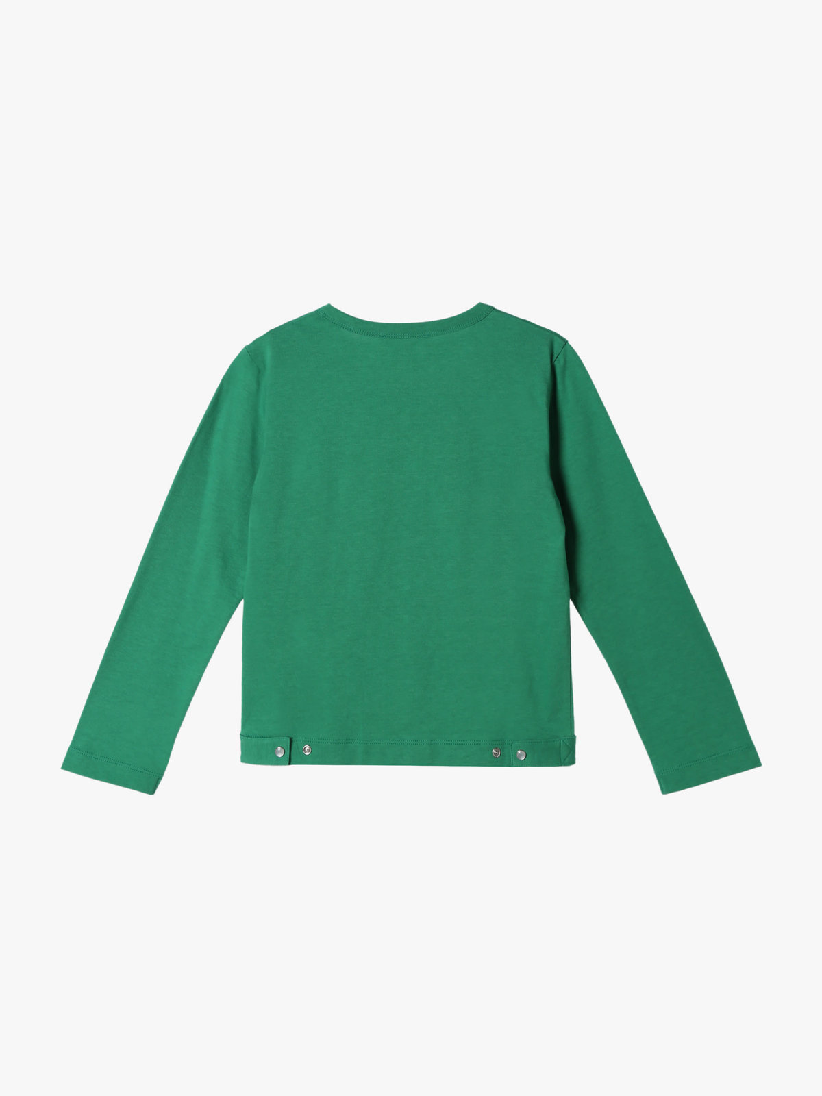 ENFANT ユニセックス キッズ コットン 長袖 カーディガンプレッション グリーン