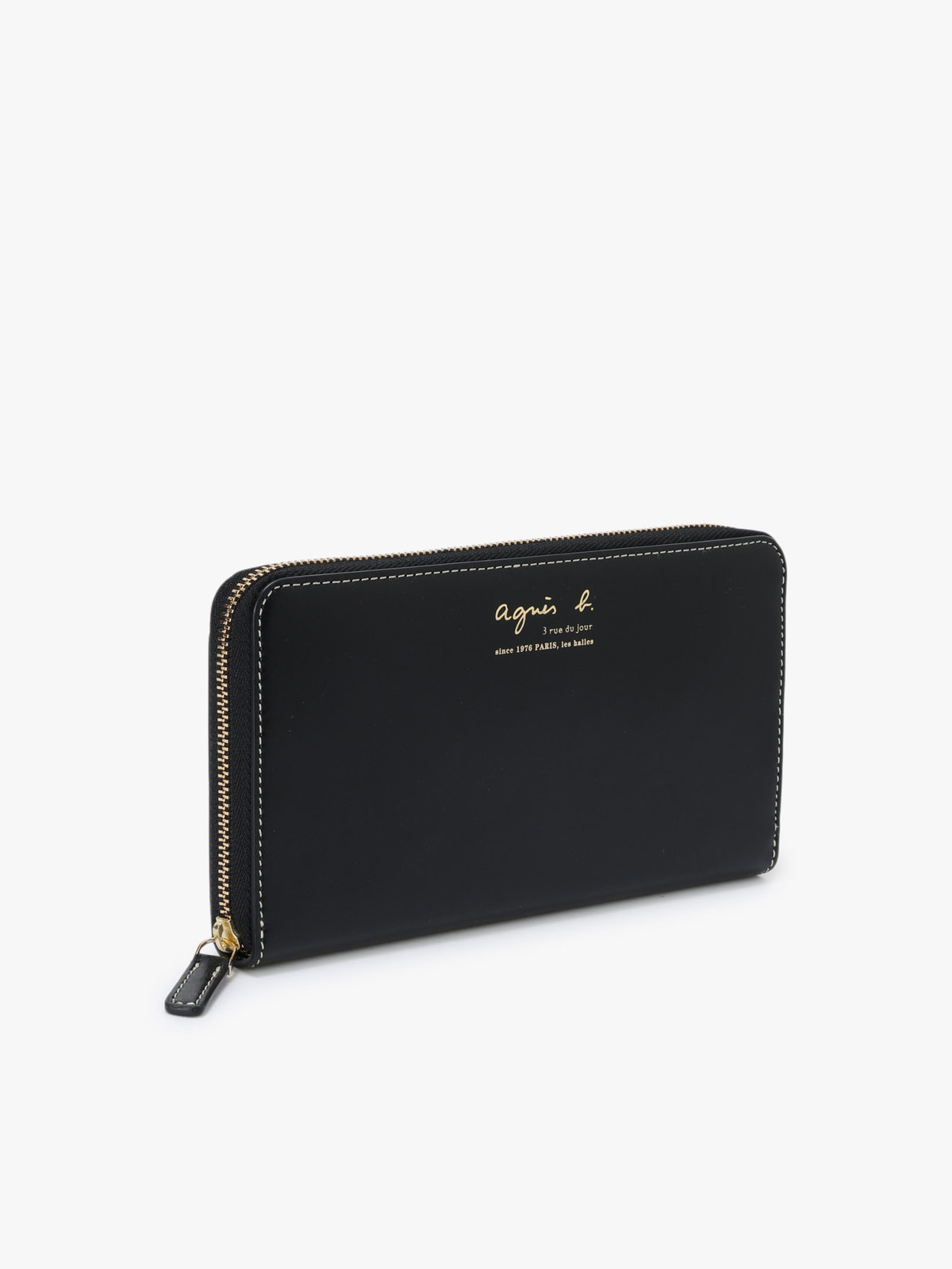 VOYAGE ウィメンズ バッグ＆ウォレット レザー ラウンドジップ  ロングウォレット ZAW01-02 ブラック