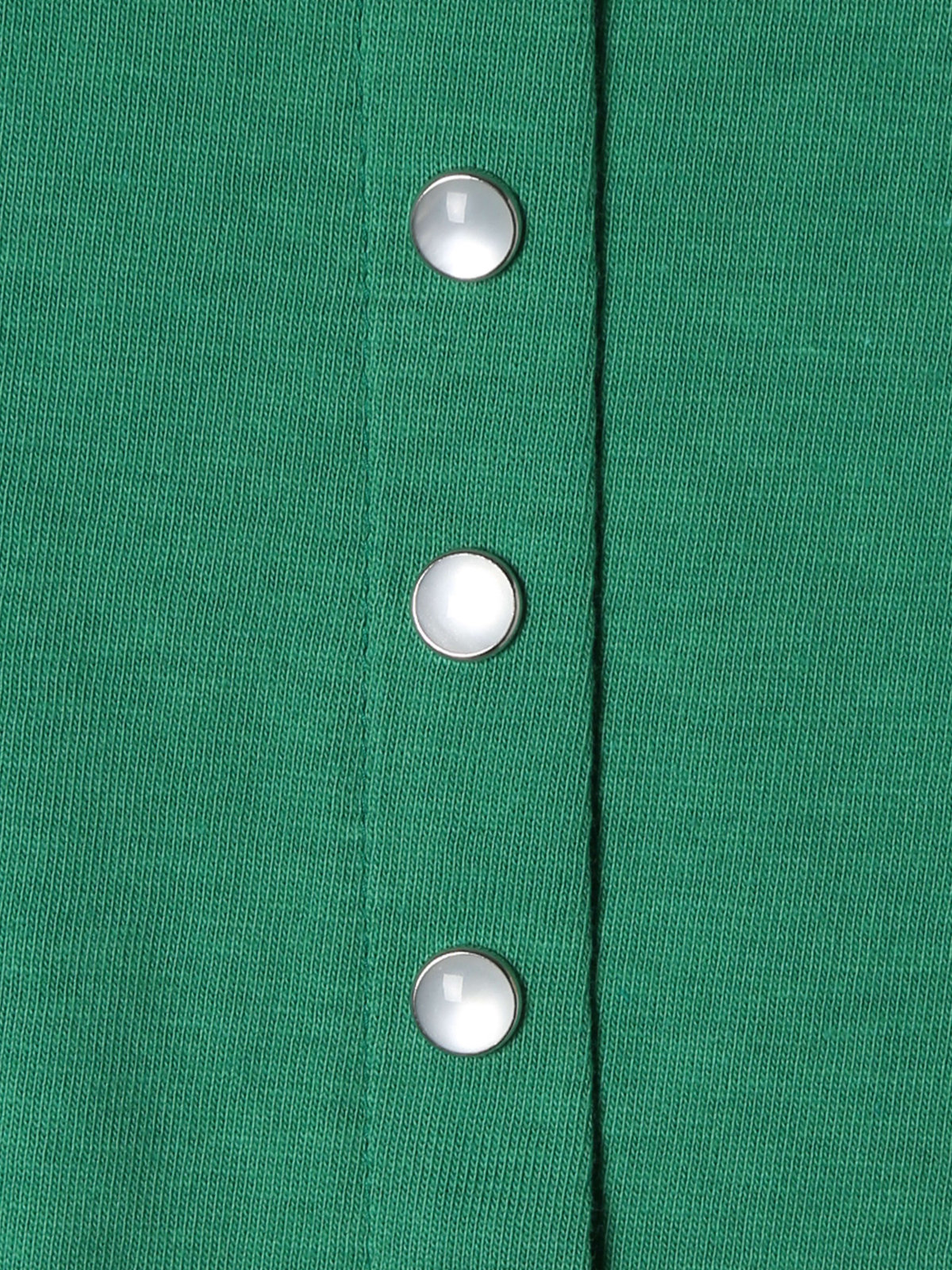 ENFANT ユニセックス キッズ コットン 長袖 カーディガンプレッション グリーン