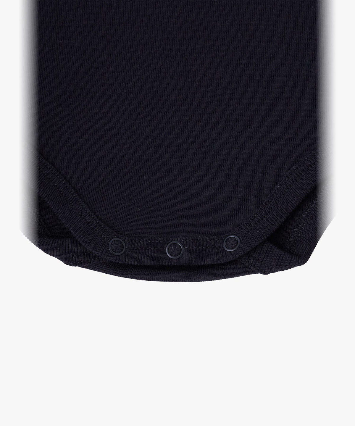 ENFANT ベビー ベビー "b." ロゴ コットン 長袖 コンビネゾン ブラック