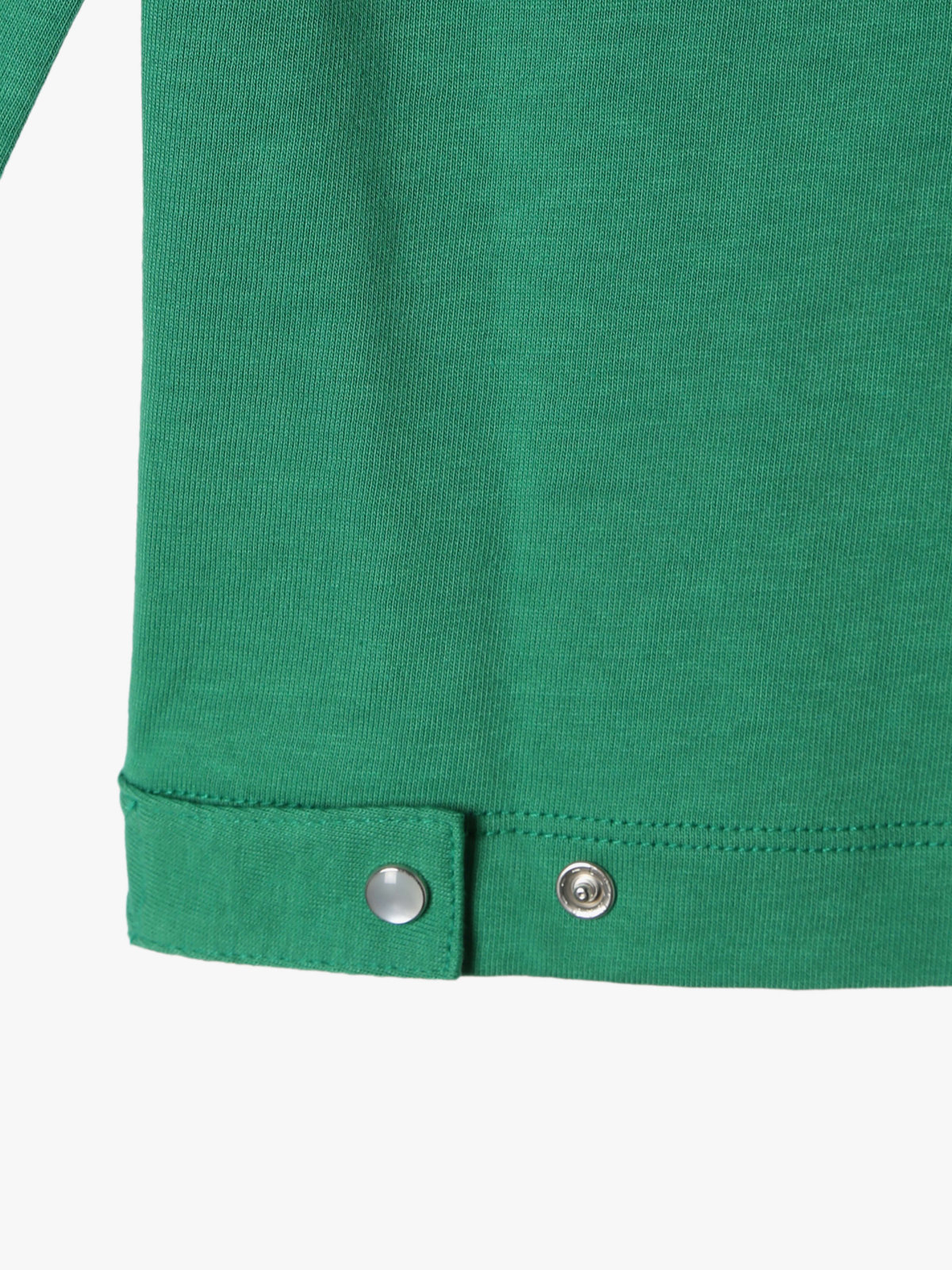 ENFANT ユニセックス キッズ コットン 長袖 カーディガンプレッション グリーン