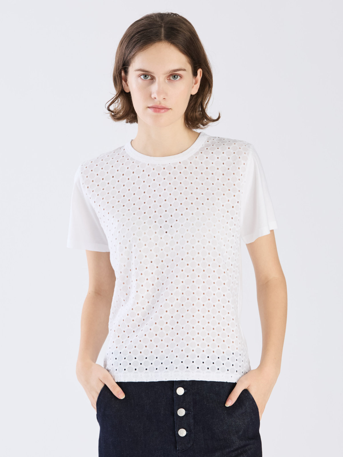 FEMME ウィメンズ 【Outlet】JE64 TS ADELIA Tシャツ ホワイト