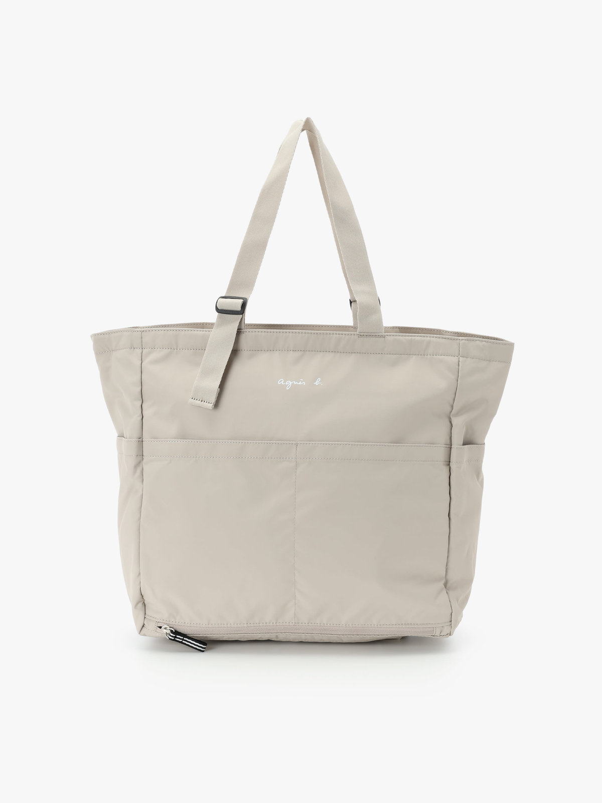 ENFANT ユニセックス ロゴ ペアレンツバッグ マザーズバッグ ベージュ