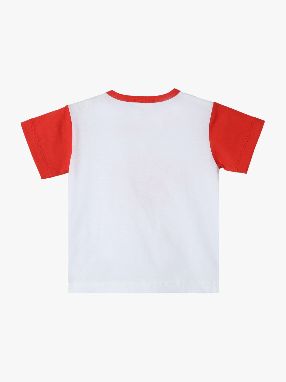 ENFANT ベビー ベビー ロゴ プリント コットン 半袖 Tシャツ ホワイト