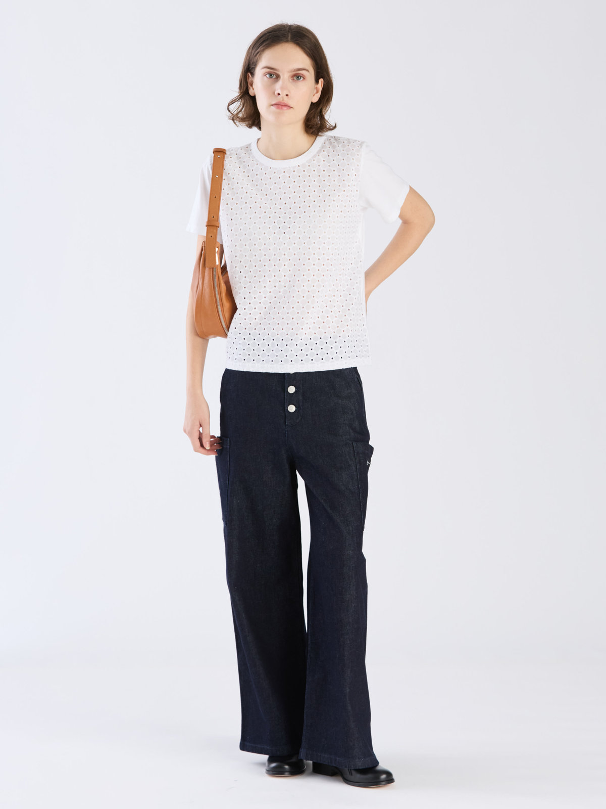 FEMME ウィメンズ 【Outlet】JE64 TS ADELIA Tシャツ ホワイト