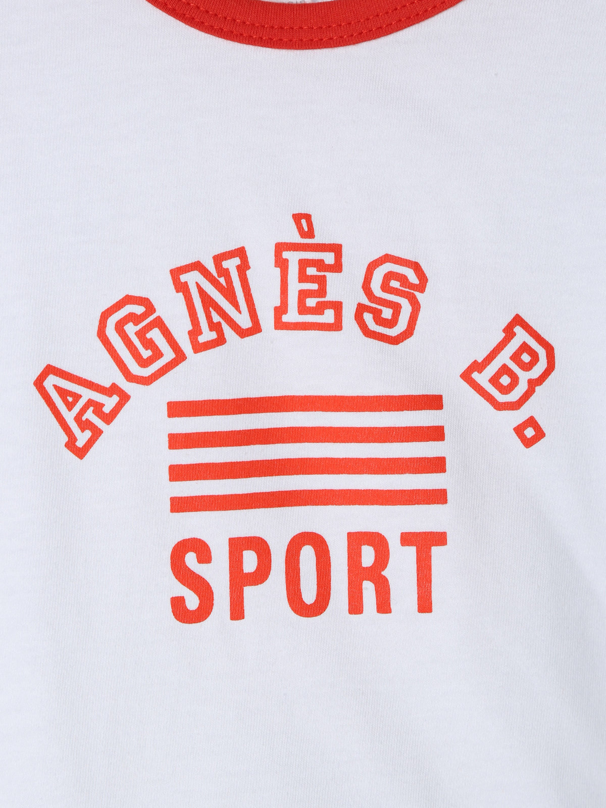 ENFANT ベビー ベビー ロゴ プリント コットン 半袖 Tシャツ ホワイト