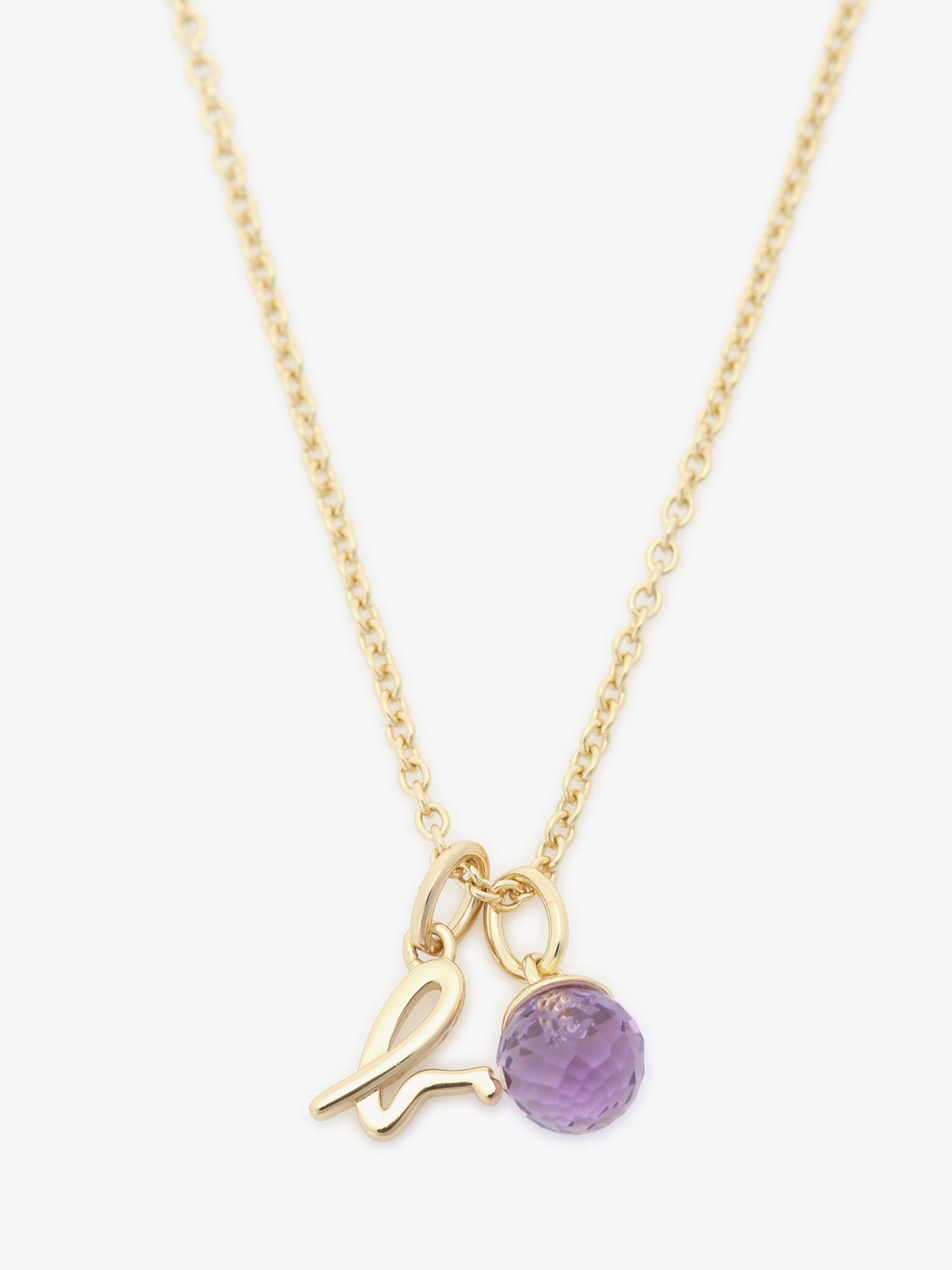 FEMME ウィメンズ ストーンネックレス ”Amethyst” パープル系その他