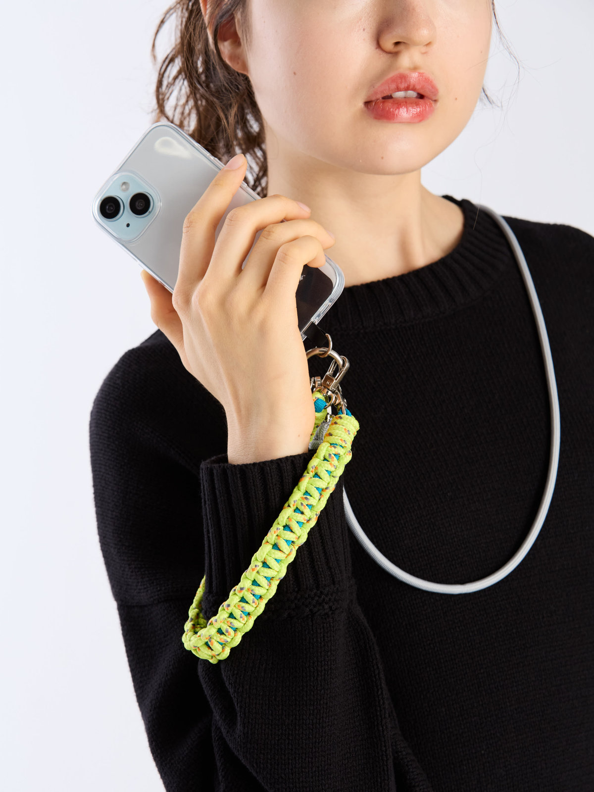 To b. by agnès b. WX33 MOBILE モバイルストラップセット ライトグリーン