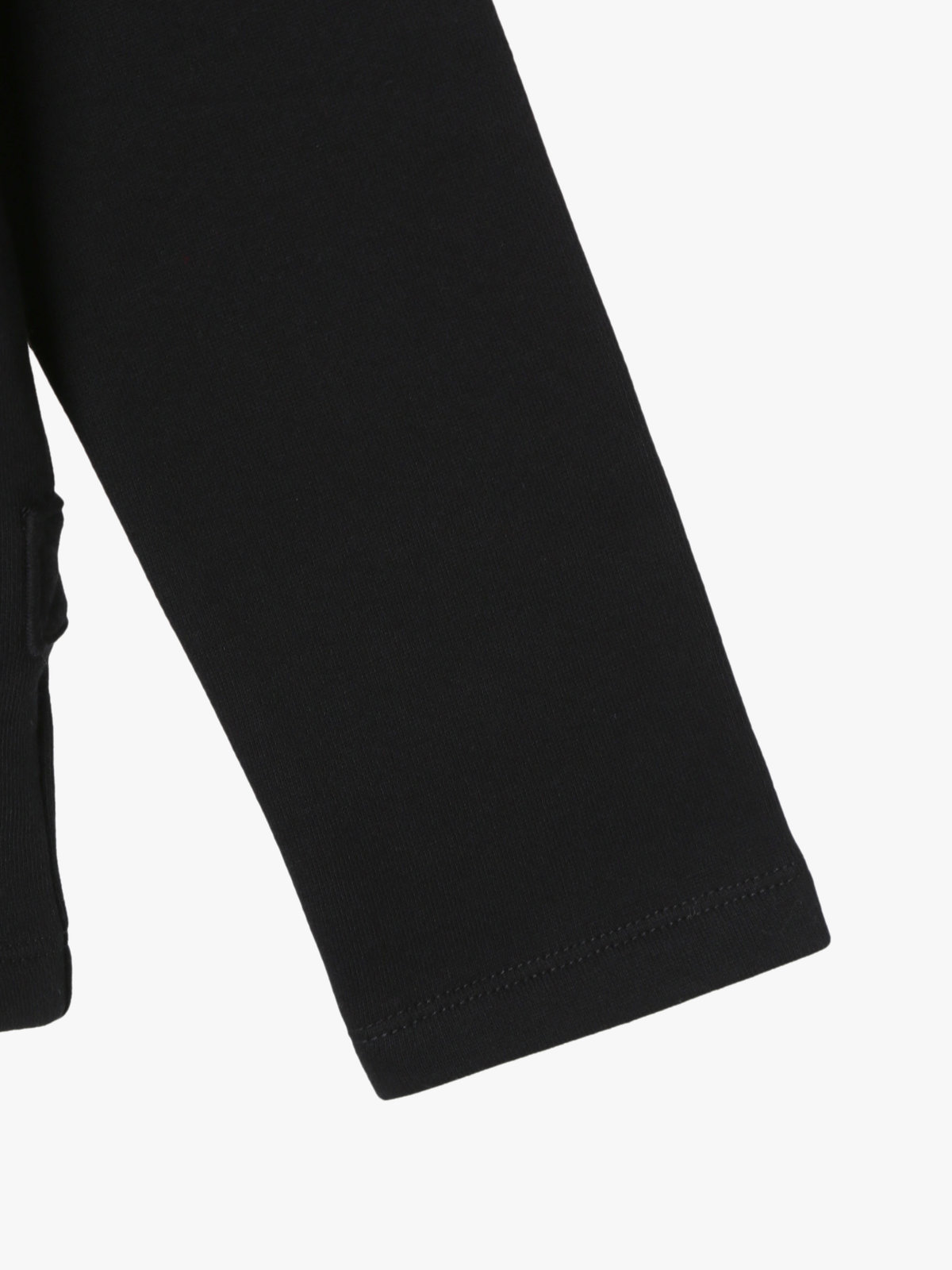 ENFANT ユニセックス キッズ コットン メルトン 長袖 カーディガンプレッション ブラック