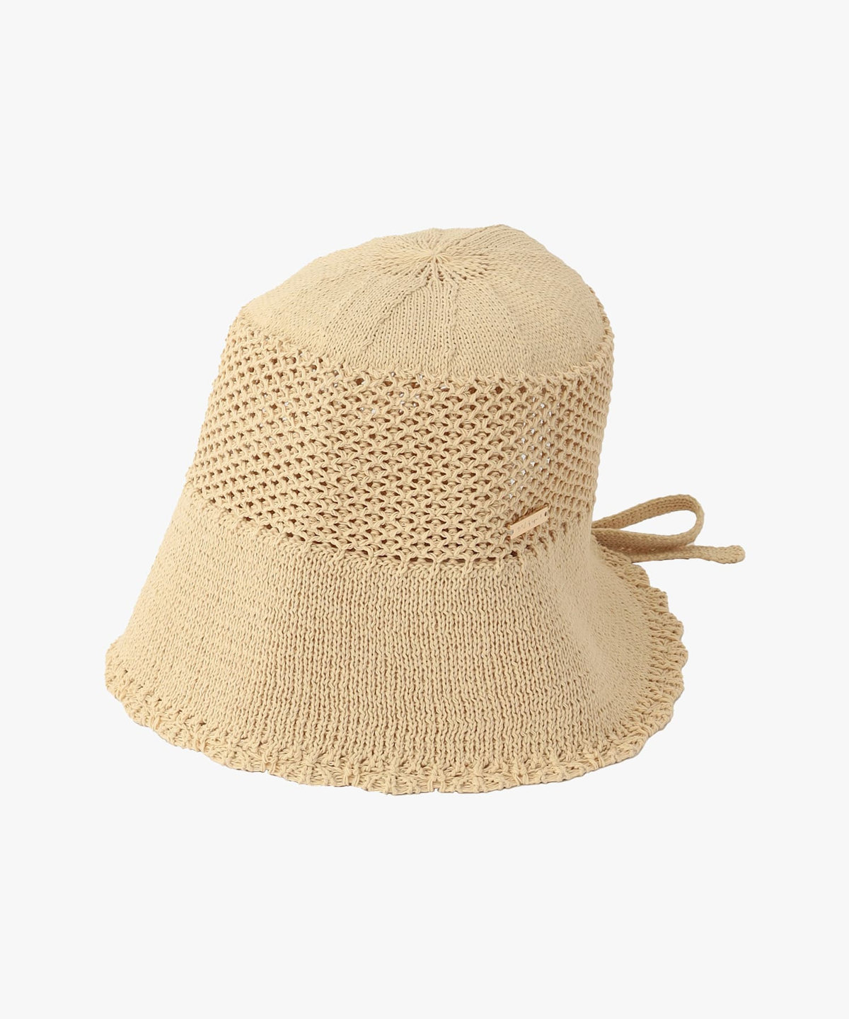 To b. by agnès b. クロシェ ハット ホワイト