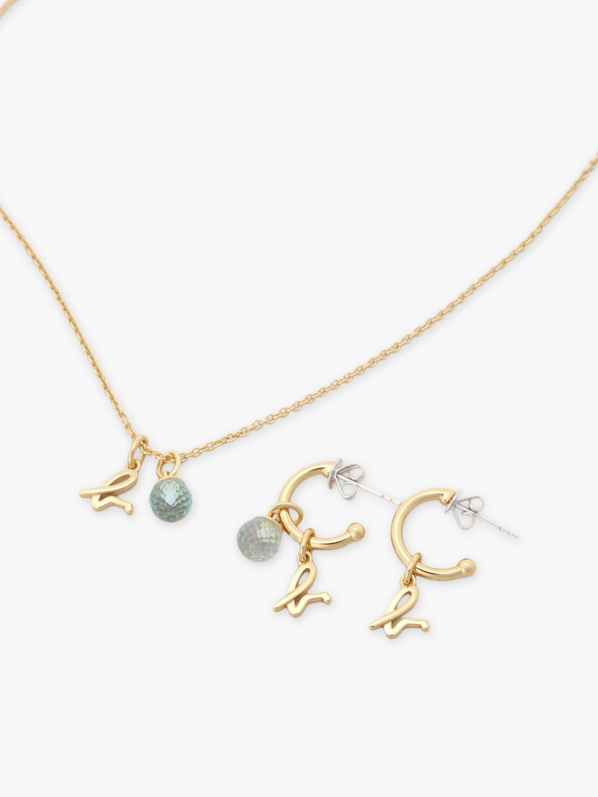 FEMME ウィメンズ ストーンネックレス ”Sky Topaz” ブルー