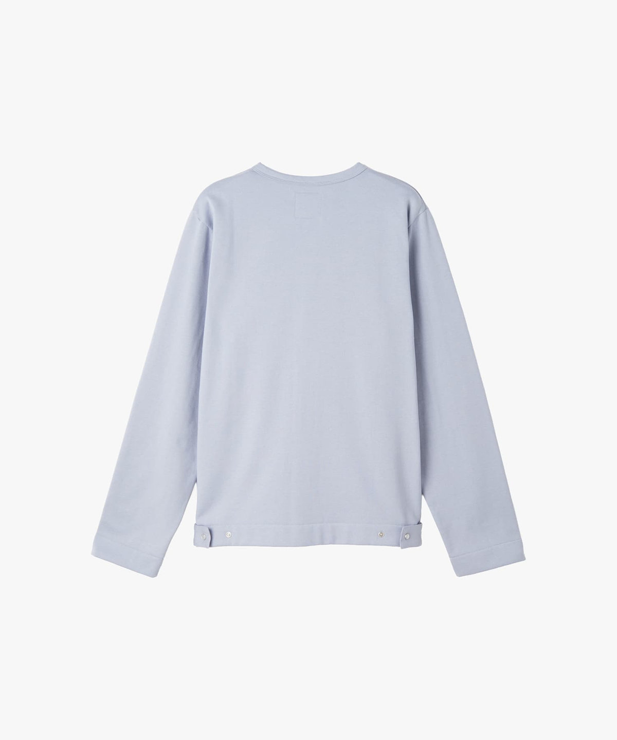 HOMME メンズ メンズ オーガニックコットン メルトン 長袖 カーディガンプレッション "Nacre"  [Made in France] グレー系その他