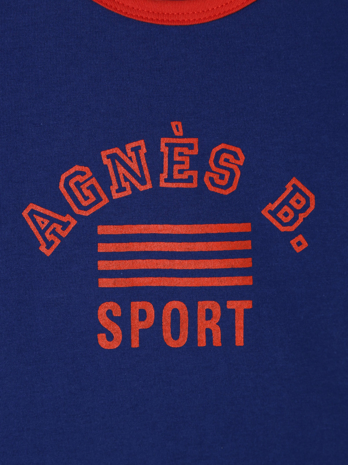 ENFANT ベビー ベビー ロゴ プリント コットン 半袖 Tシャツ ネイビー