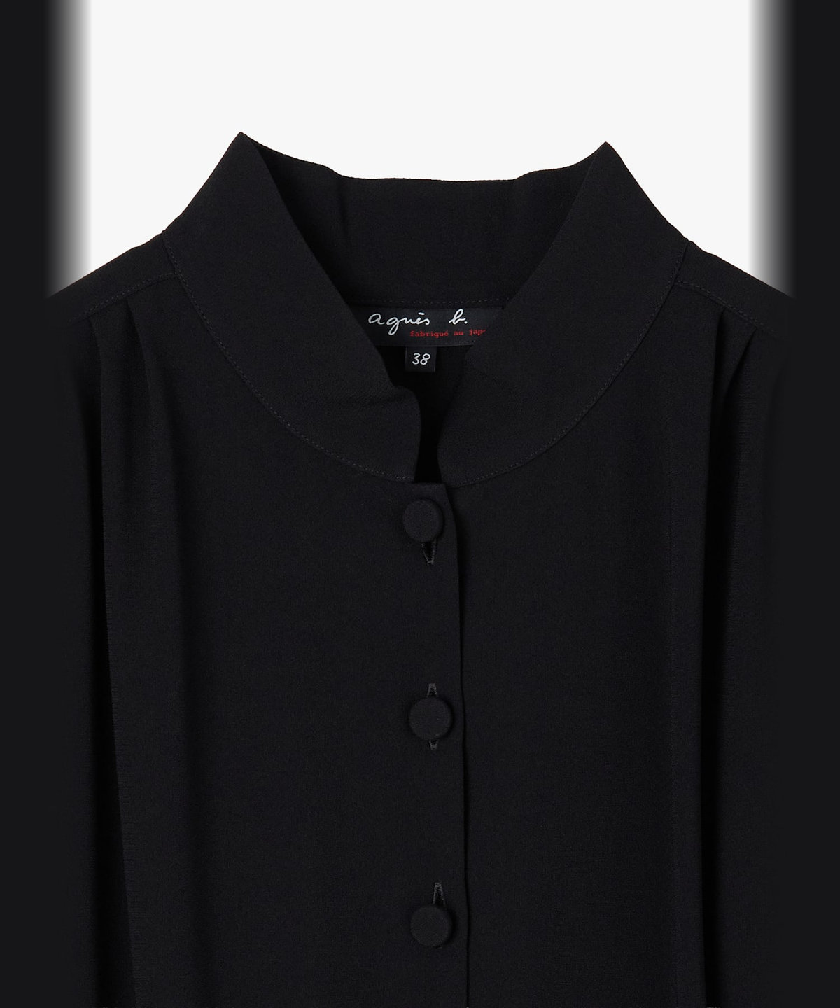 FEMME ウィメンズ ブラック トリアセテート クレープ ワンピース "Madelyn" ブラック