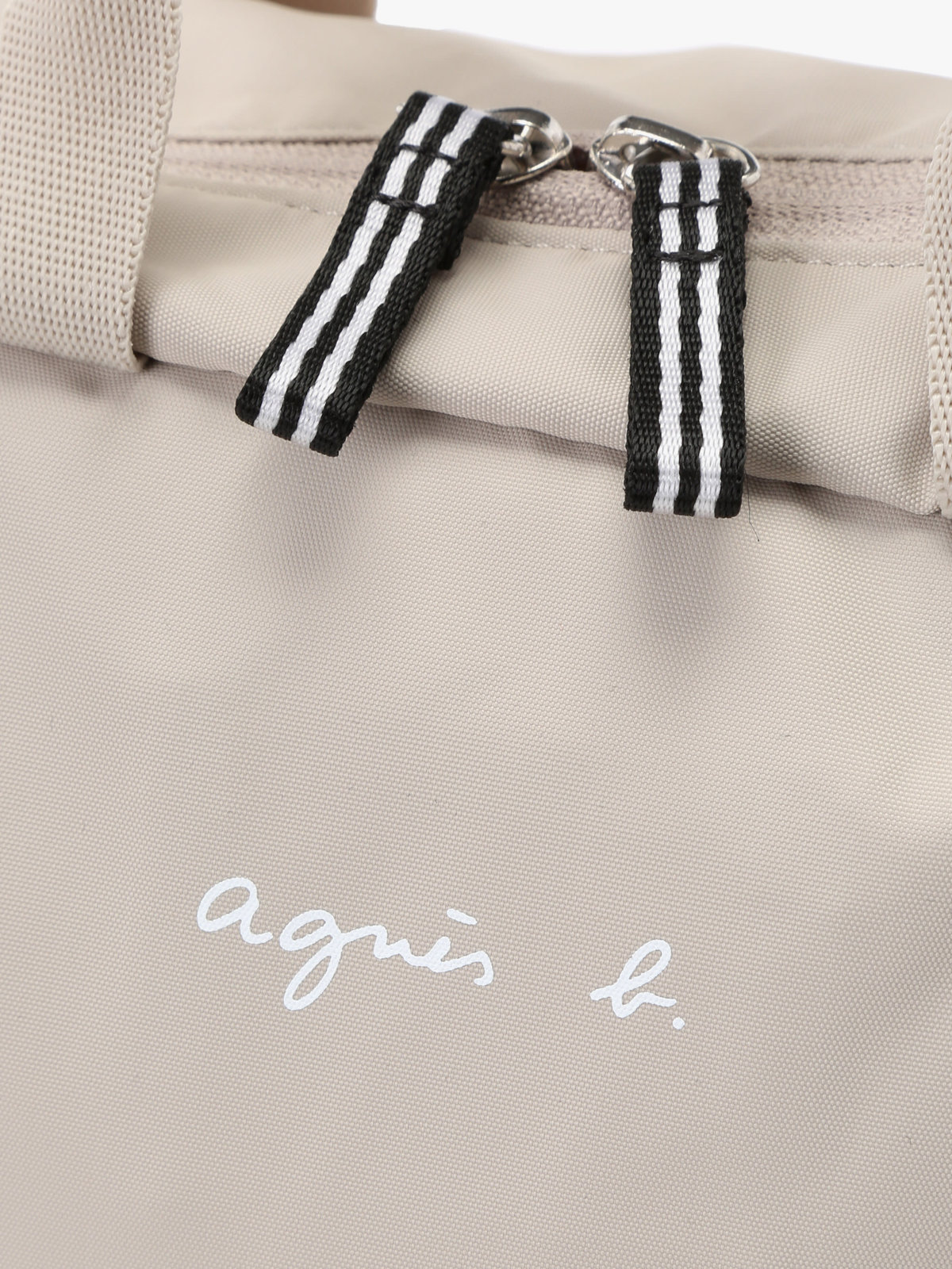 ENFANT ユニセックス キッズ ロゴ リュックサック ベージュ