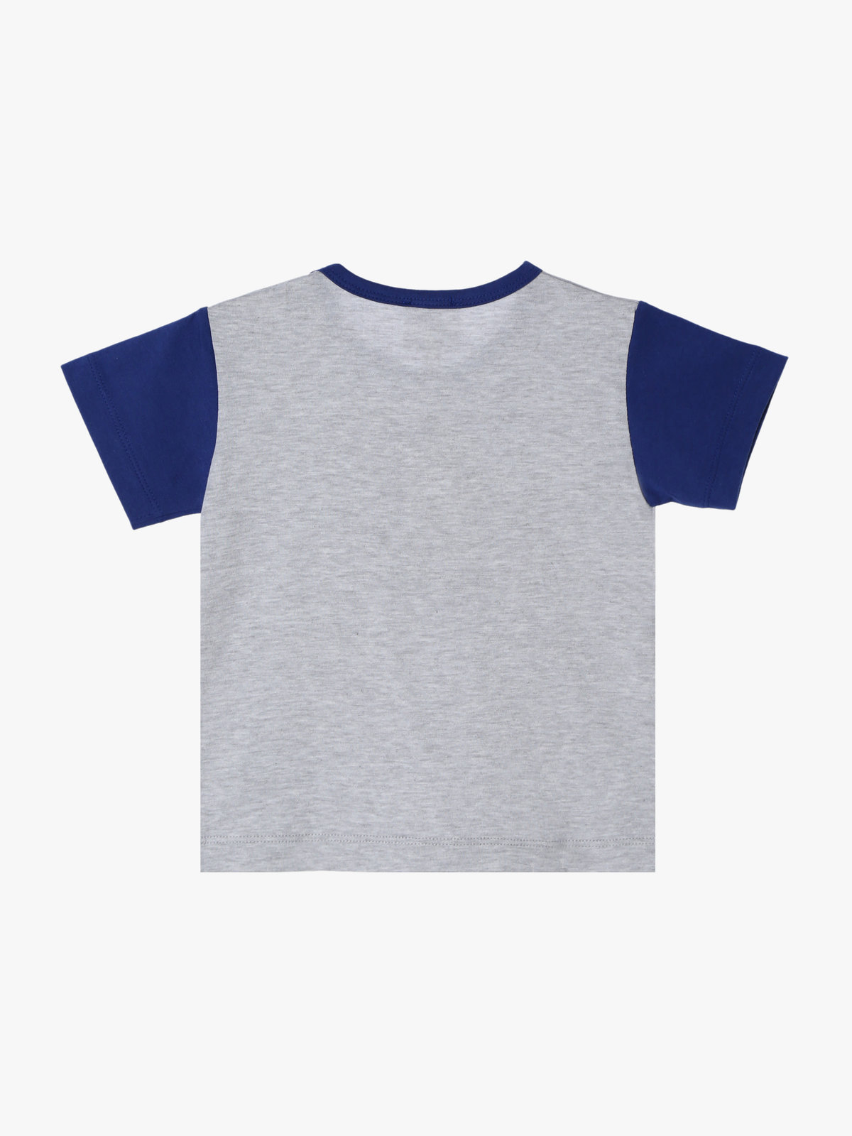 ENFANT ベビー ベビー ロゴ プリント コットン 半袖 Tシャツ グレー