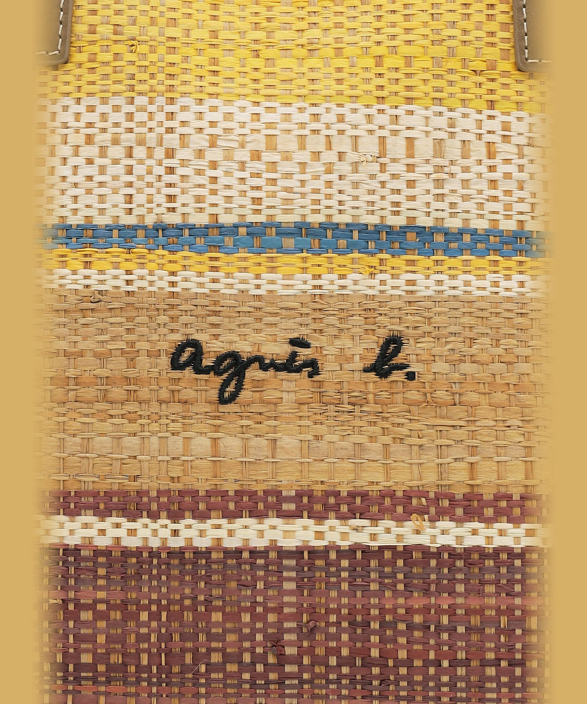 VOYAGE ウィメンズ バッグ＆ウォレット ラフィア ミディアム トートバッグ WAX35-02 ブラウン系その他