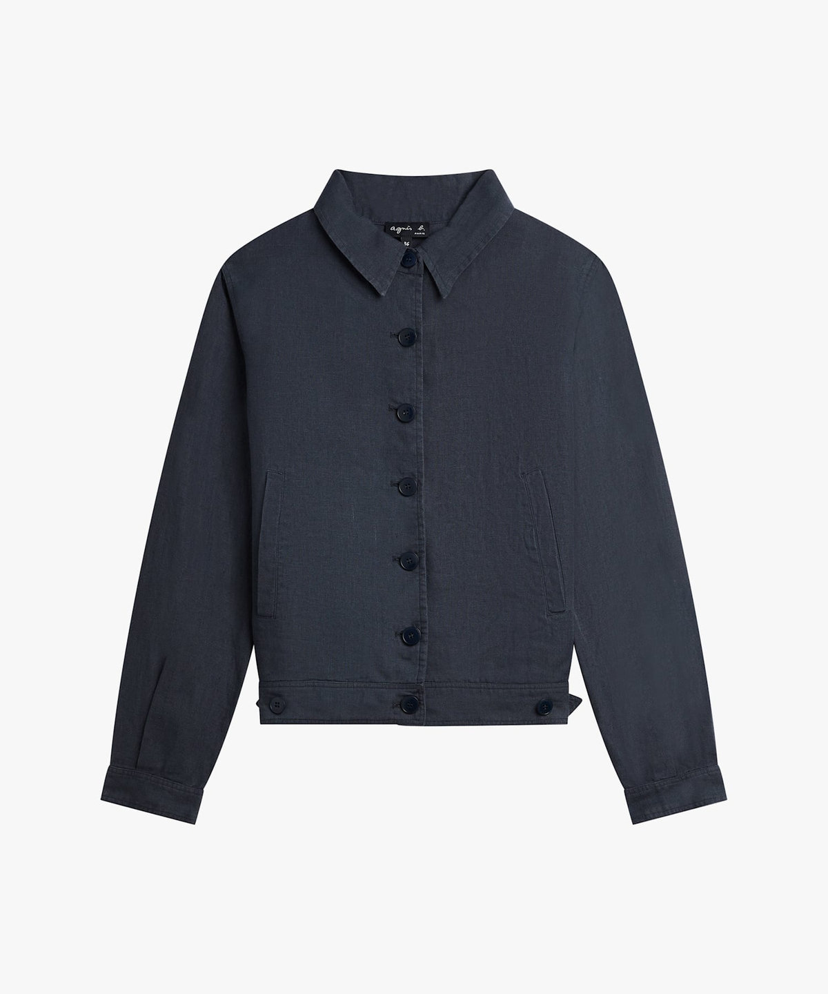 FEMME ウィメンズ リネン 長袖 ジャケット "Deleuze" グレー