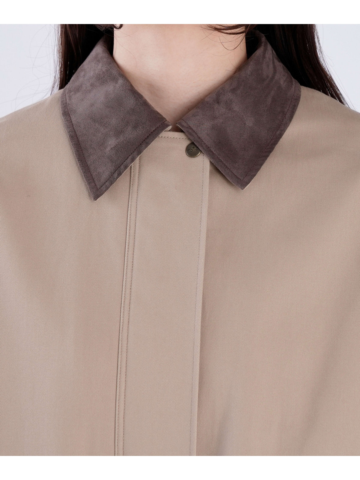 To b. by agnès b. 【Outlet】コットン ピーチ ツイル ジャケット ベージュ