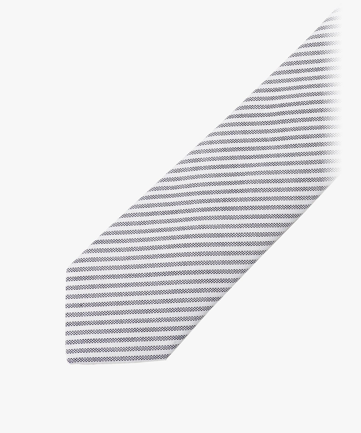 HOMME メンズ メンズ ストライプ コットン ネクタイ "Uliel" ブルー