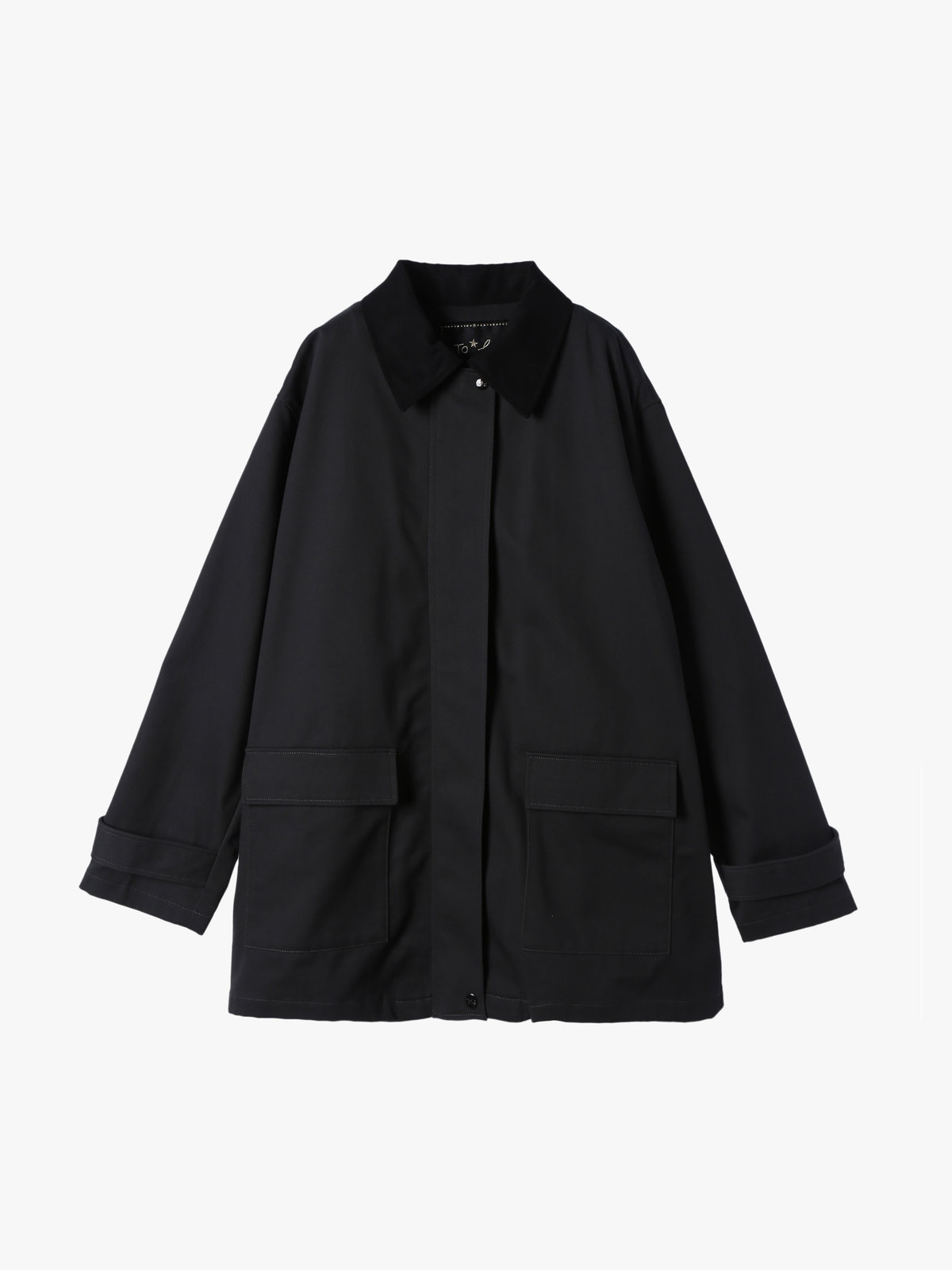 To b. by agnès b. 【Outlet】コットン ピーチ ツイル ジャケット グレー