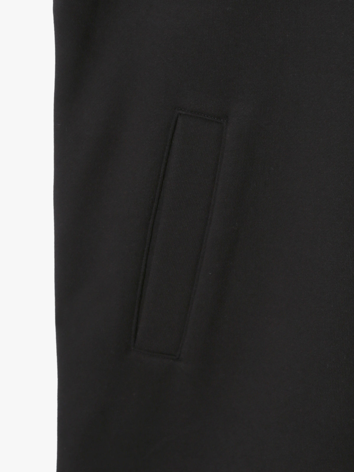 HOMME メンズ メンズ オーガニックコットン メルトン カーディガンプレッション ”Yvan” ブラック