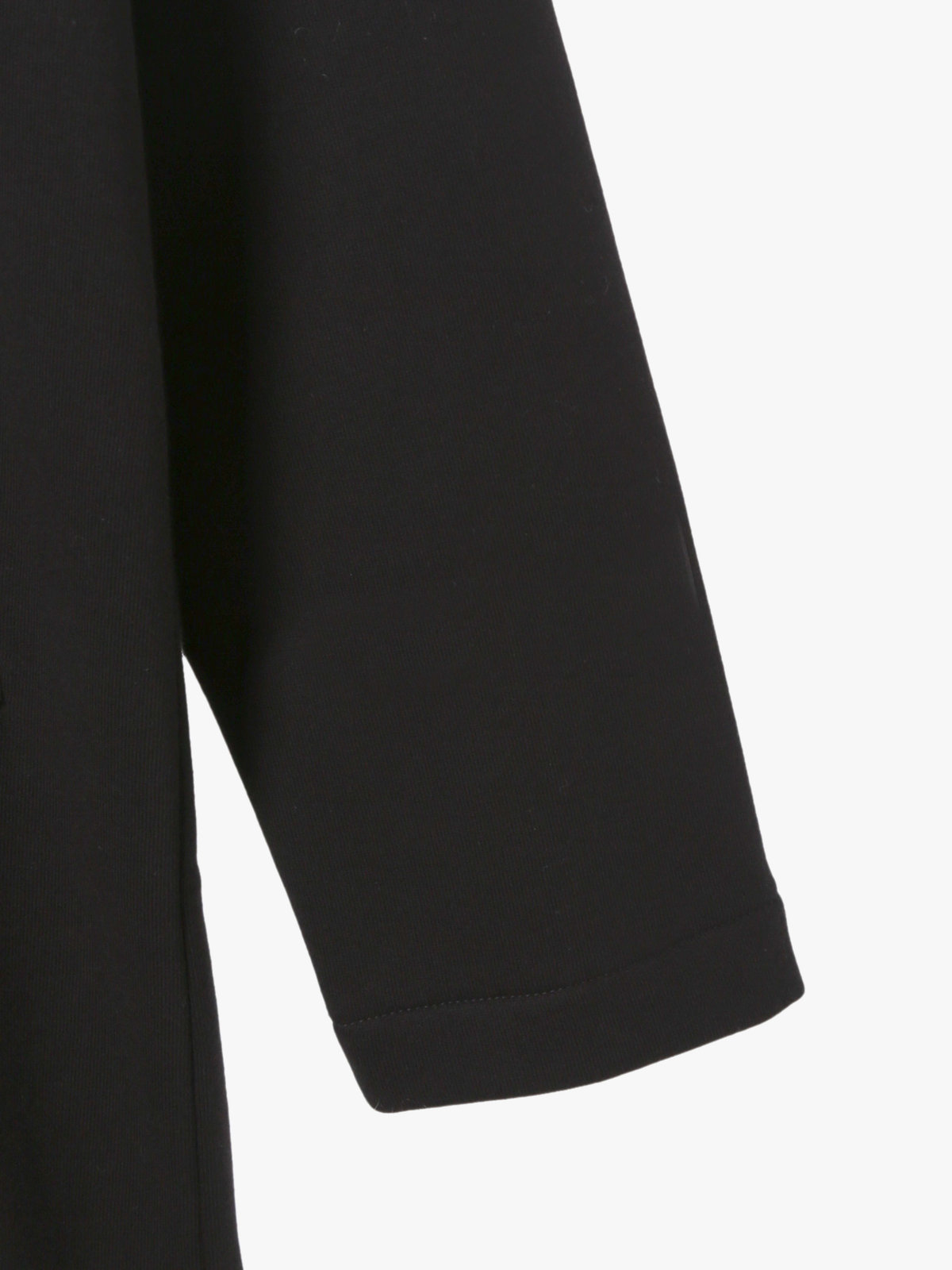 HOMME メンズ メンズ オーガニックコットン メルトン カーディガンプレッション ”Yvan” ブラック