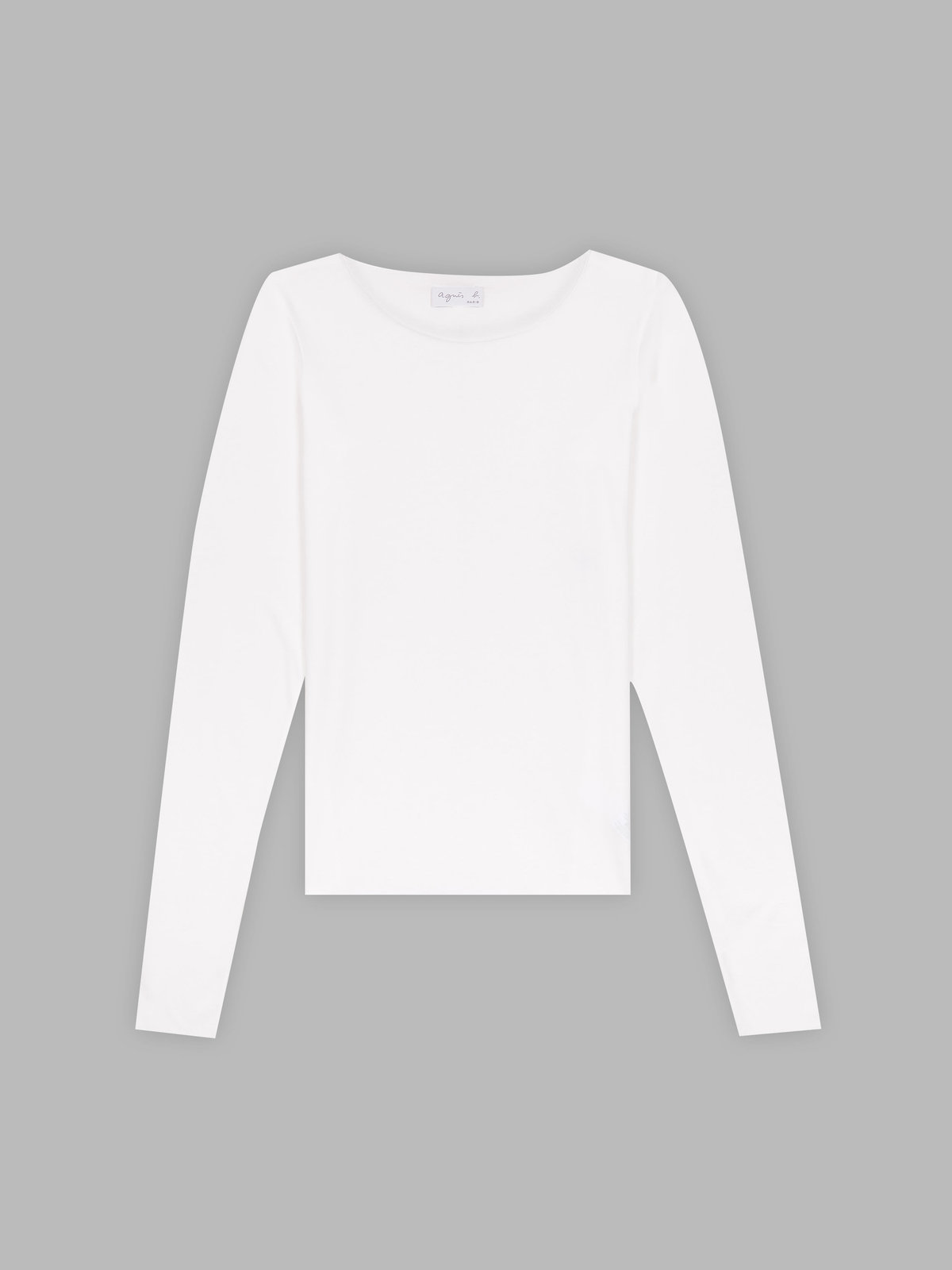 FEMME ウィメンズ J309 TS ロングスリーブコットンTシャツ ホワイト