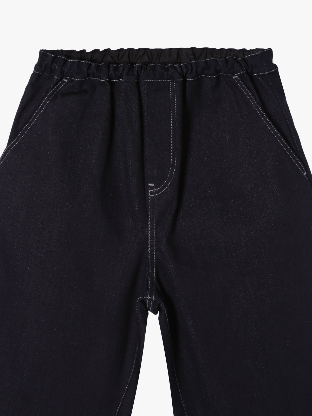 ENFANT ユニセックス キッズ デニムバミューダパンツ ネイビー