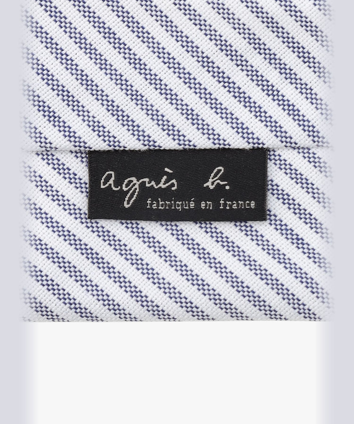 HOMME メンズ メンズ ストライプ コットン ネクタイ "Uliel" ブルー