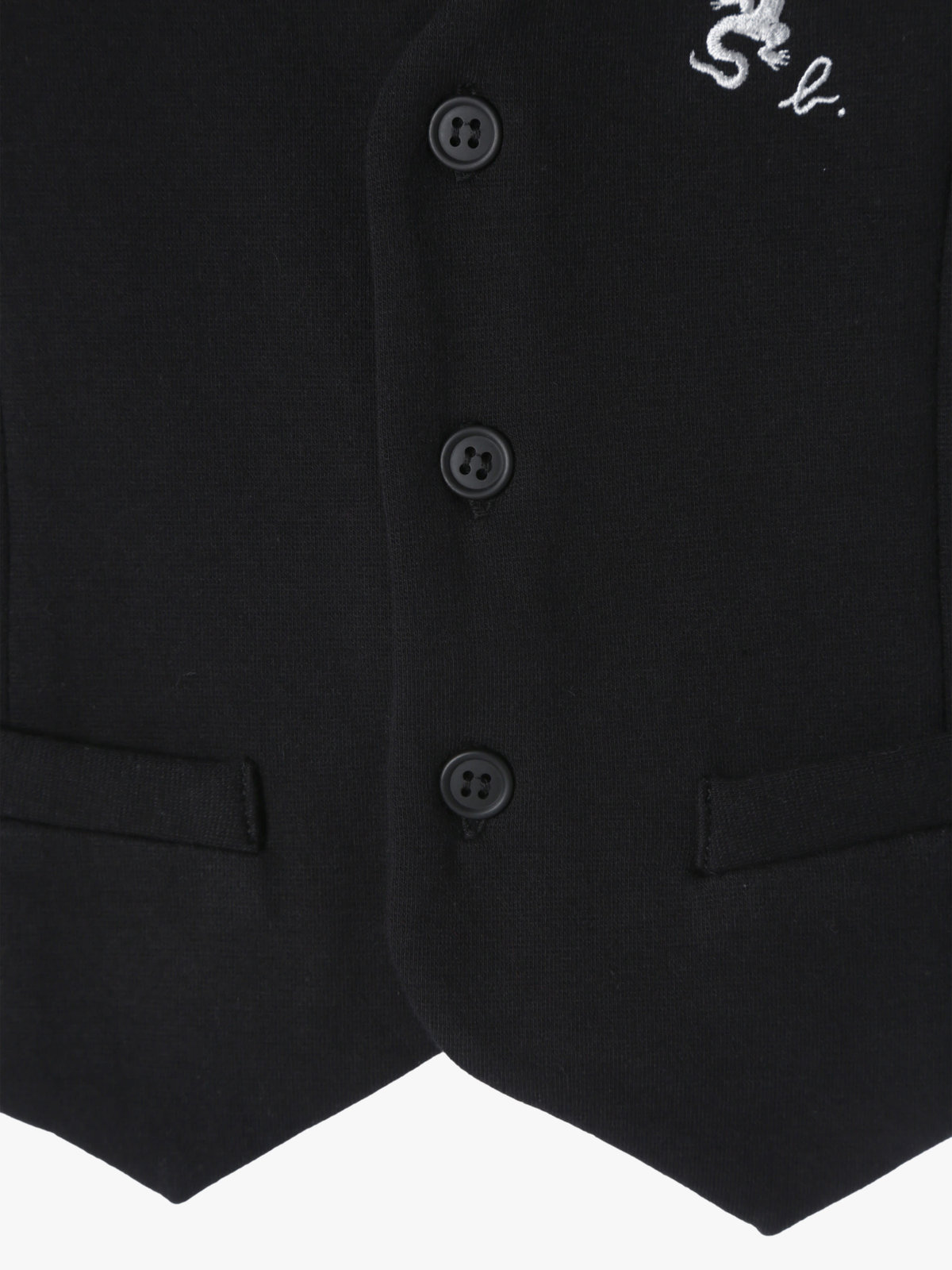 ENFANT ベビー ベビー ジレ ブラック