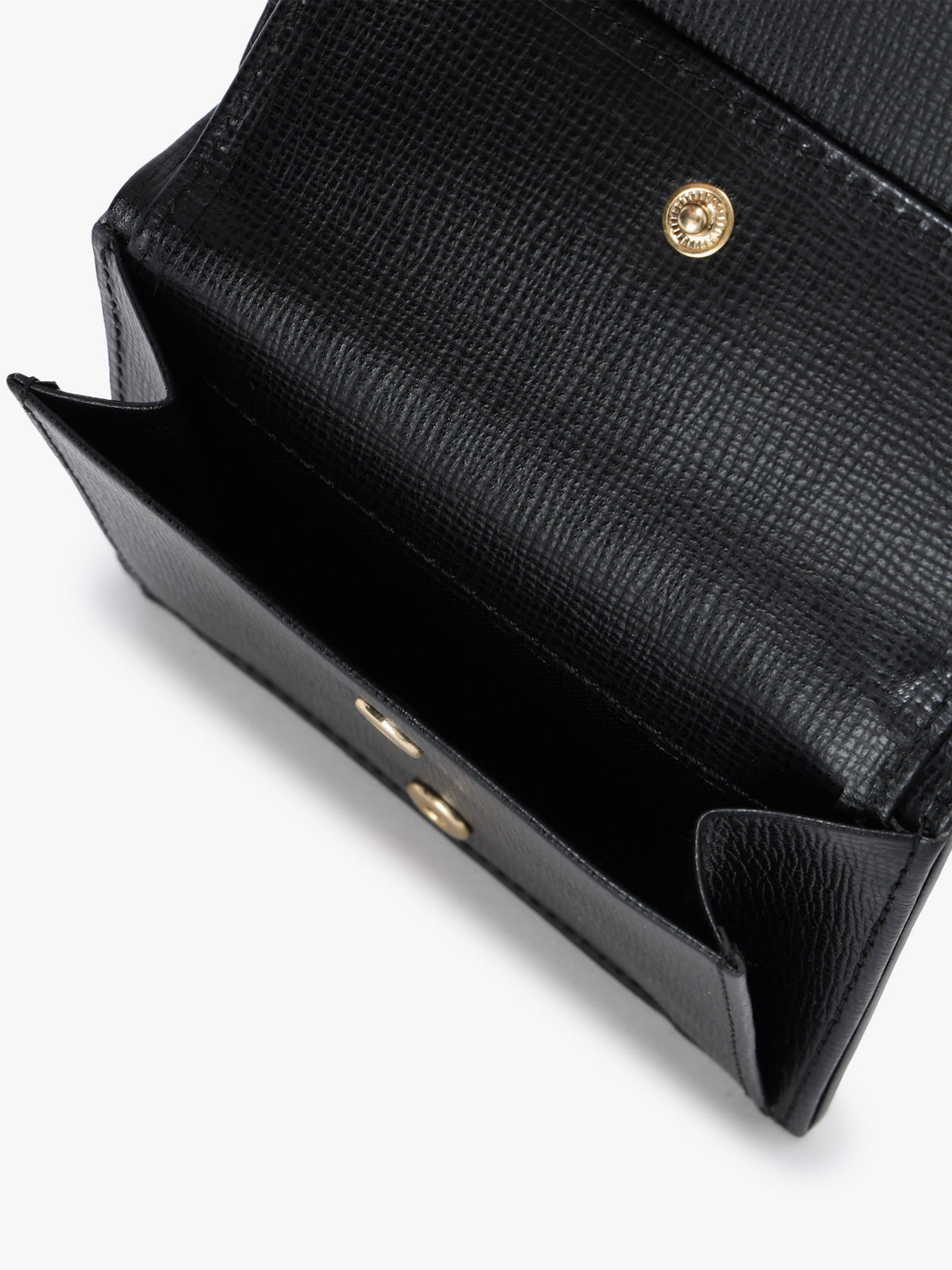 VOYAGE ウィメンズ バッグ＆ウォレット 【Outlet】フォトプリント レザー 二つ折り  ウォレット YAW01A-01 ブラック