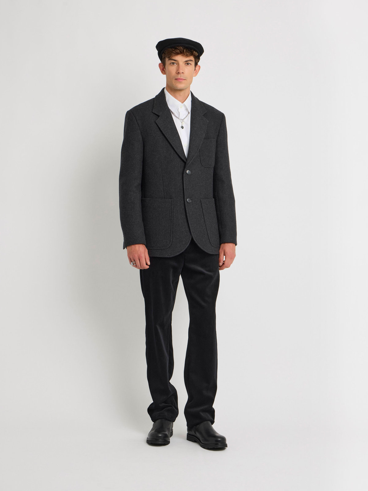 HOMME メンズ メンズ ジャケット グレー